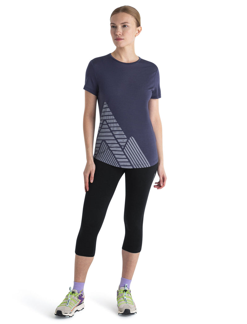 W’s 125 Cool-Lite™ Merino Blend Sphere III T-Shirt Peak Quest - Graphite