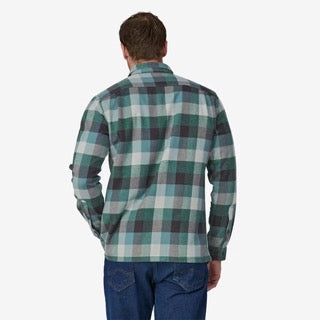 M's Long-Sleeved Organic Cotton Fjord Flannel Shirt -Guides: Nouveau Green