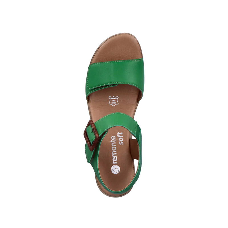 Block Heel Sandal -D0N52-52 - Apple Green