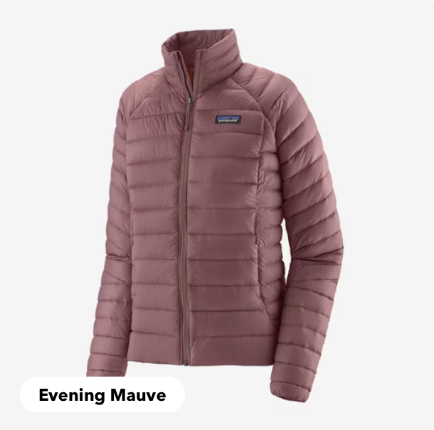 W's Down Sweater Jacket - Evening Mauve – Vamosoutdoors