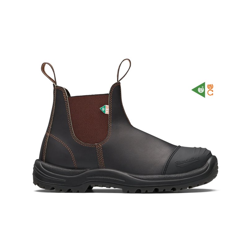 Work & Safety 167 - Stout Brown Rubber Toe Cap