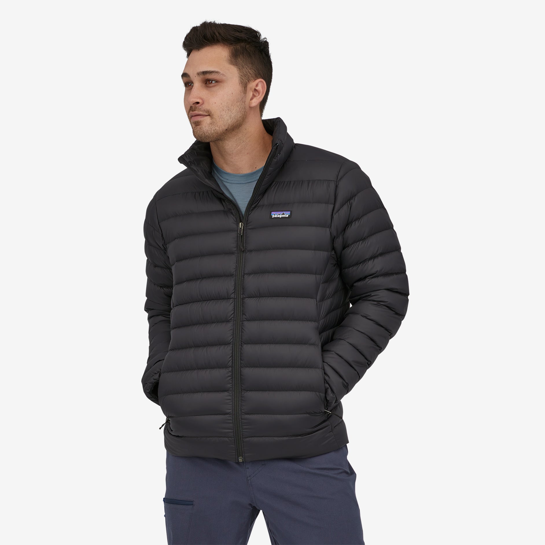 Black Patagonia Down Sweater Jacket