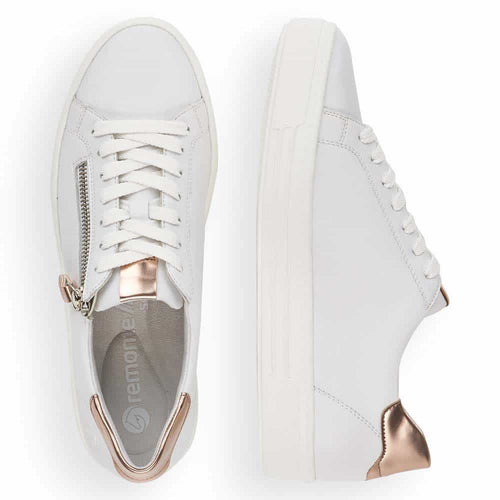 Sneakers D0903-81 - White and Gold