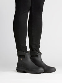 BOGS Women's Patch Ankle Boot Solid - Black