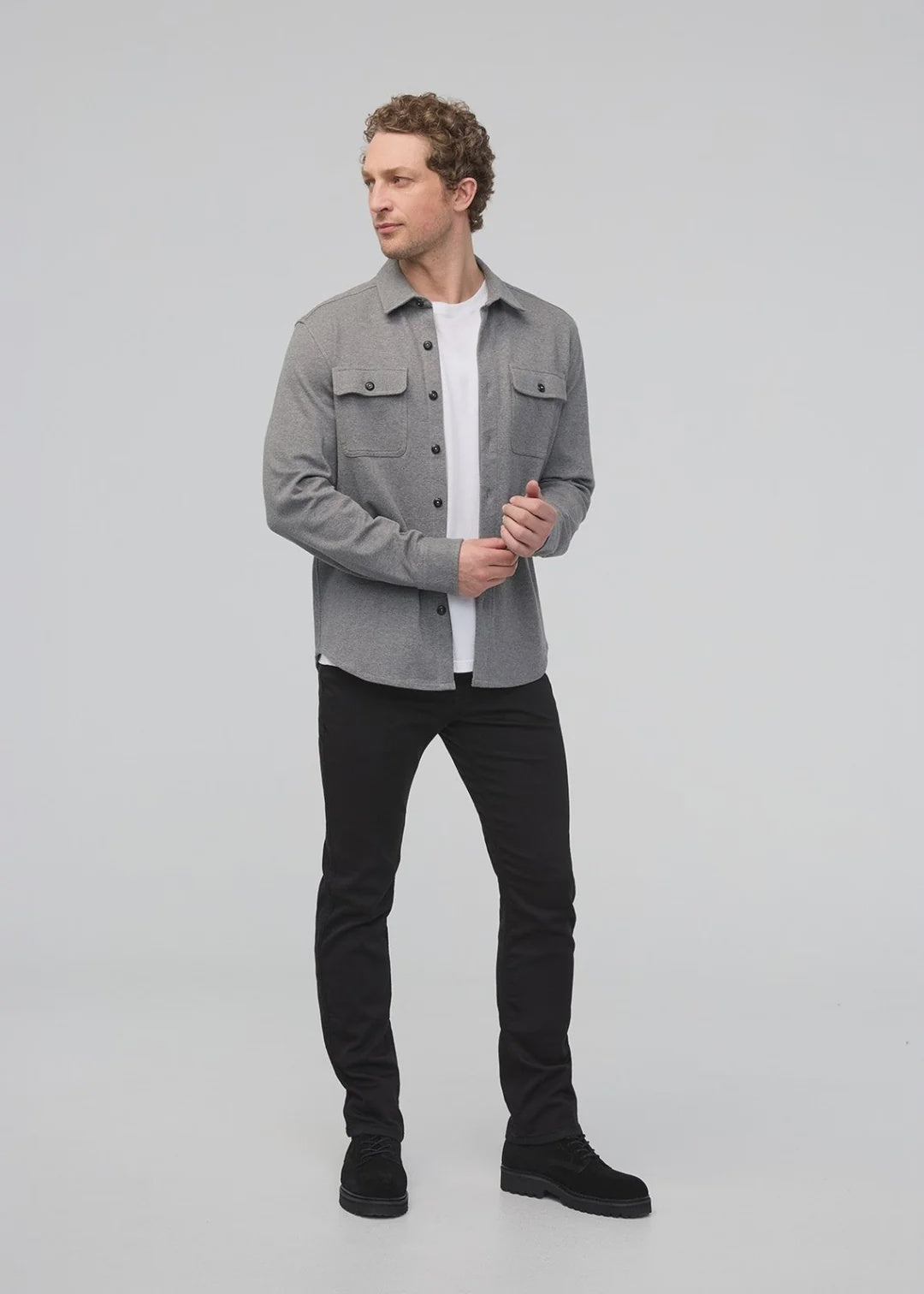 DUER Men's No Sweat Slim Straight - Black