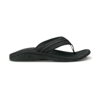 Olukai Hokua Sandals - Black Dark Shadow