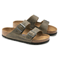 Birkenstock Arizona Soft Footbed Oiled Leather- Faded Khaki