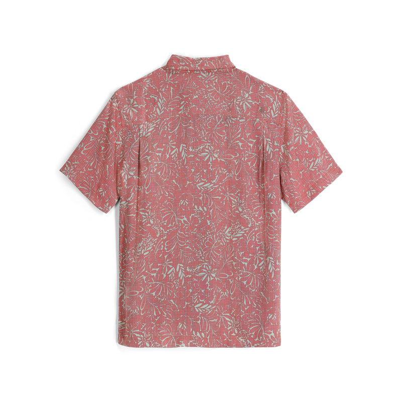 Royal Robins Mens - Comino Pucker S/S - Redwood Yarrow Print