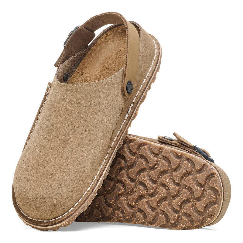 Lutry 365 Suede Convertible Clog-  Eggshell