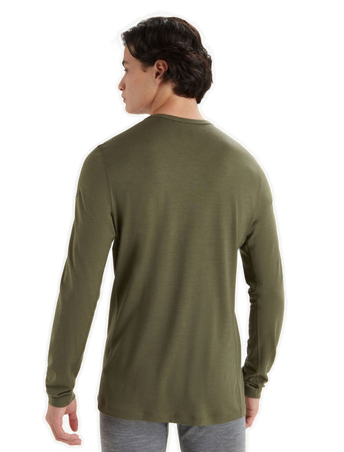 M's 200 Oasis Long Sleeve Crew Top - Loden
