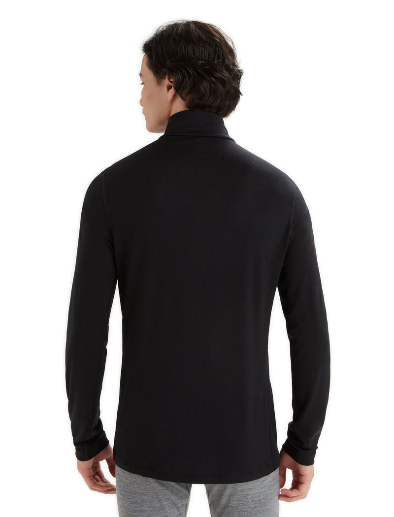 Icebreaker - Men's 200 Oasis Half Zip Top- Black