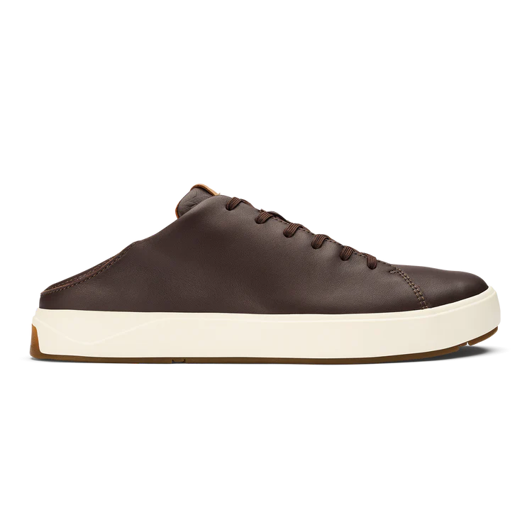 Olukai Lae‘ahi Lī ‘Ili Waterproof - Leather Sneakers - Dark Java