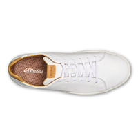 M's Lae‘ahi Lī ‘Ili Waterproof - Leather Sneakers - Bright White