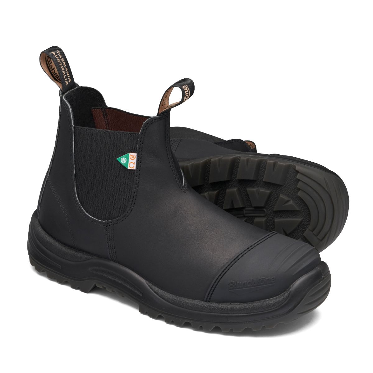 BLUNDSTONE Work & Safety with Rubber Toe Cap 168 - Black
