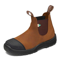 BLUNDSTONE Work & Safety with Rubber Toe Cap 169 - Saddle Brown