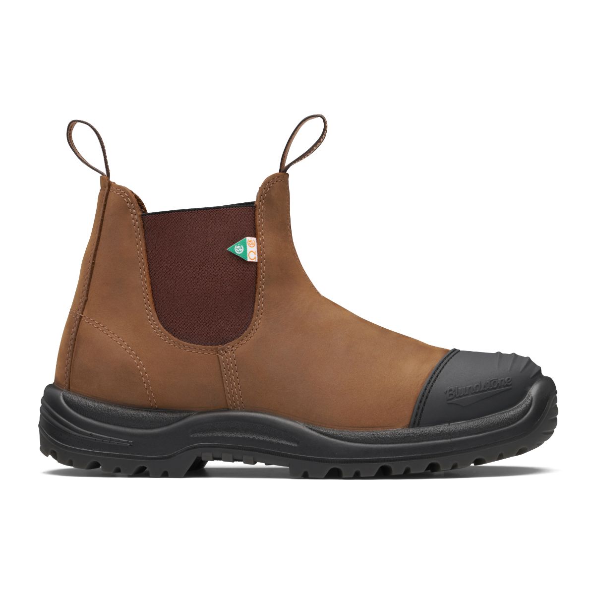 BLUNDSTONE Work & Safety with Rubber Toe Cap 169 - Saddle Brown