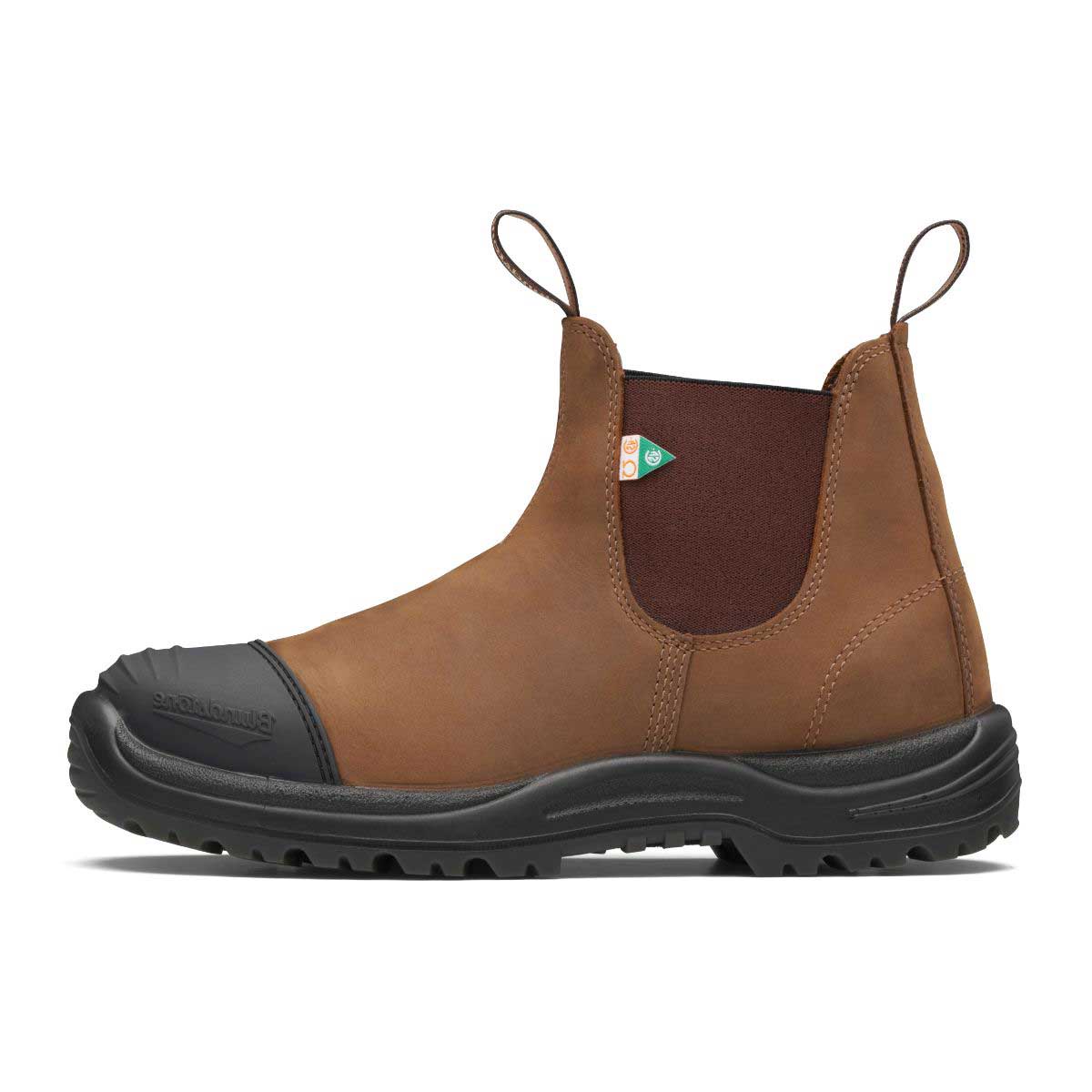 BLUNDSTONE Work & Safety with Rubber Toe Cap 169 - Saddle Brown
