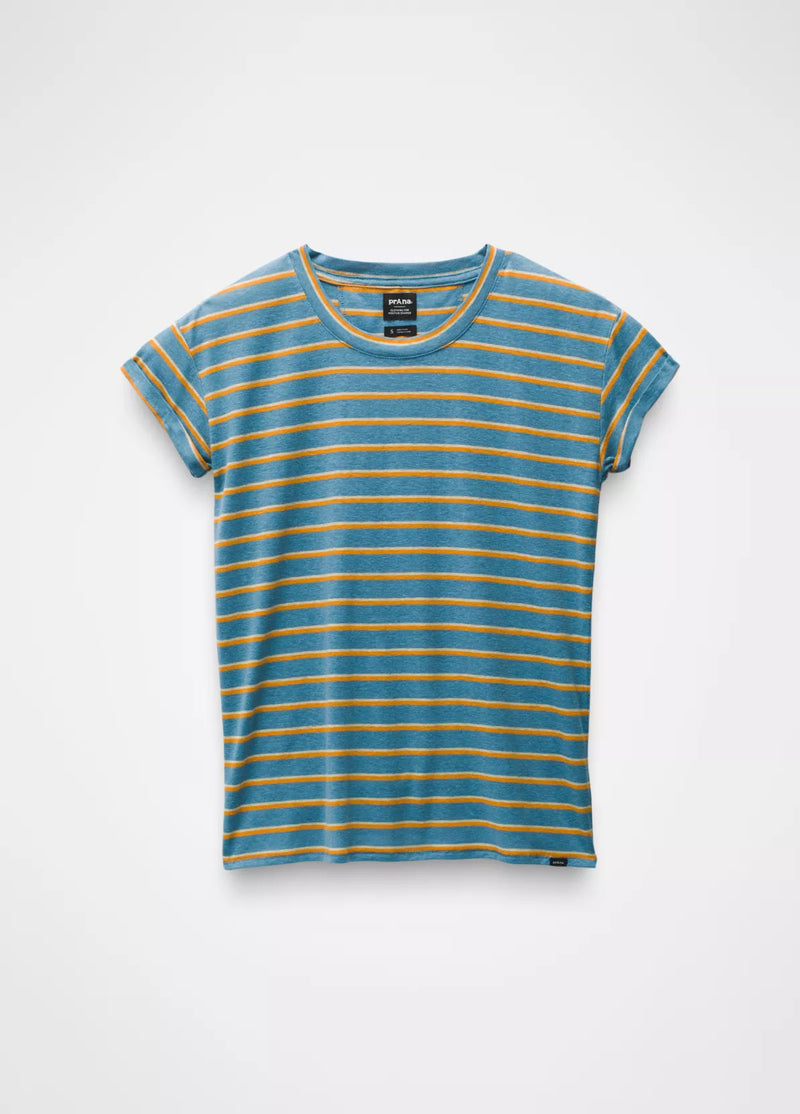 W's Cozy Up T-Shirt - High Tide Stripe