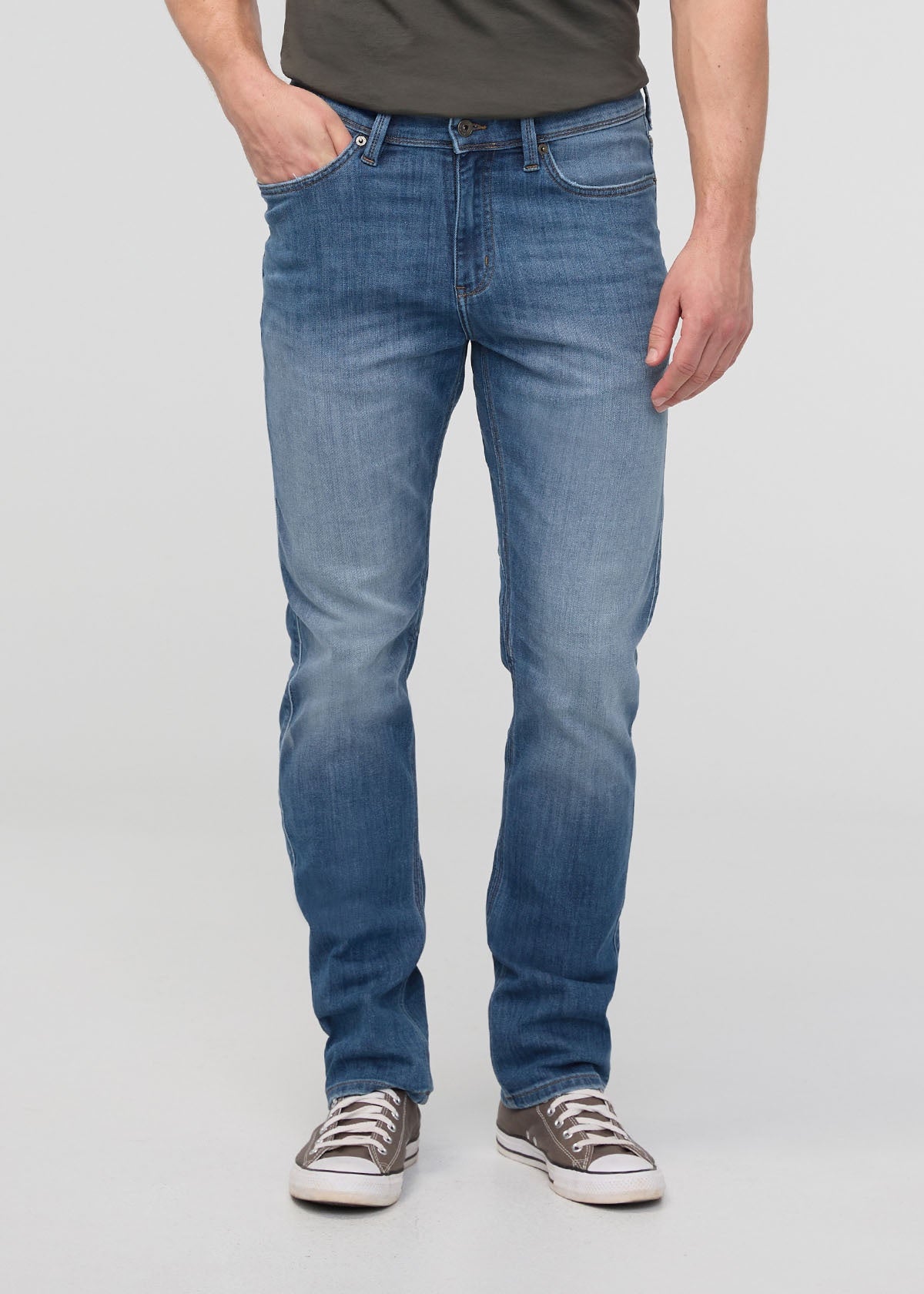 DU/ER Men's Performance Denim Slim Straight - Vintage Cascade