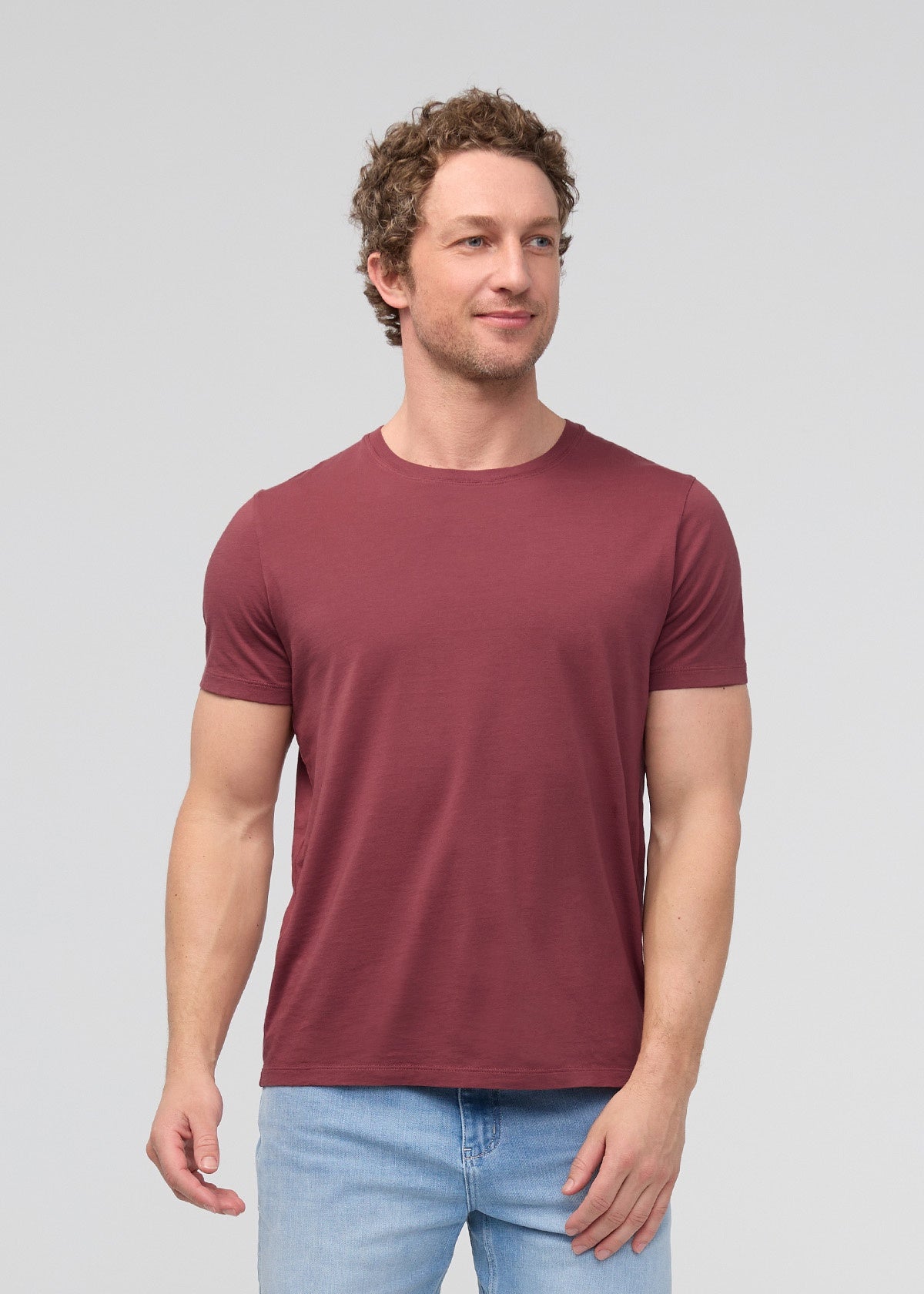 DU/ER Men's PurePima Tee - Red Clay