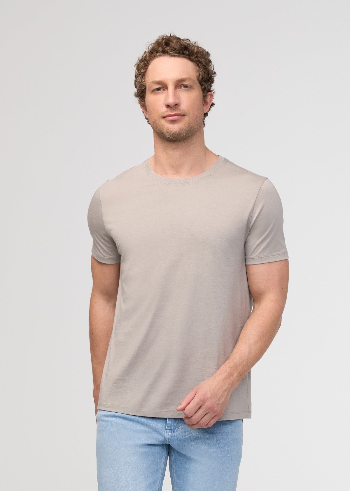 DU/ER Men's PurePima Tee - Stone