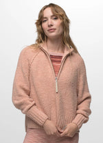 W's Blazing Star Sweater 1/4 Zip - Pink Sand