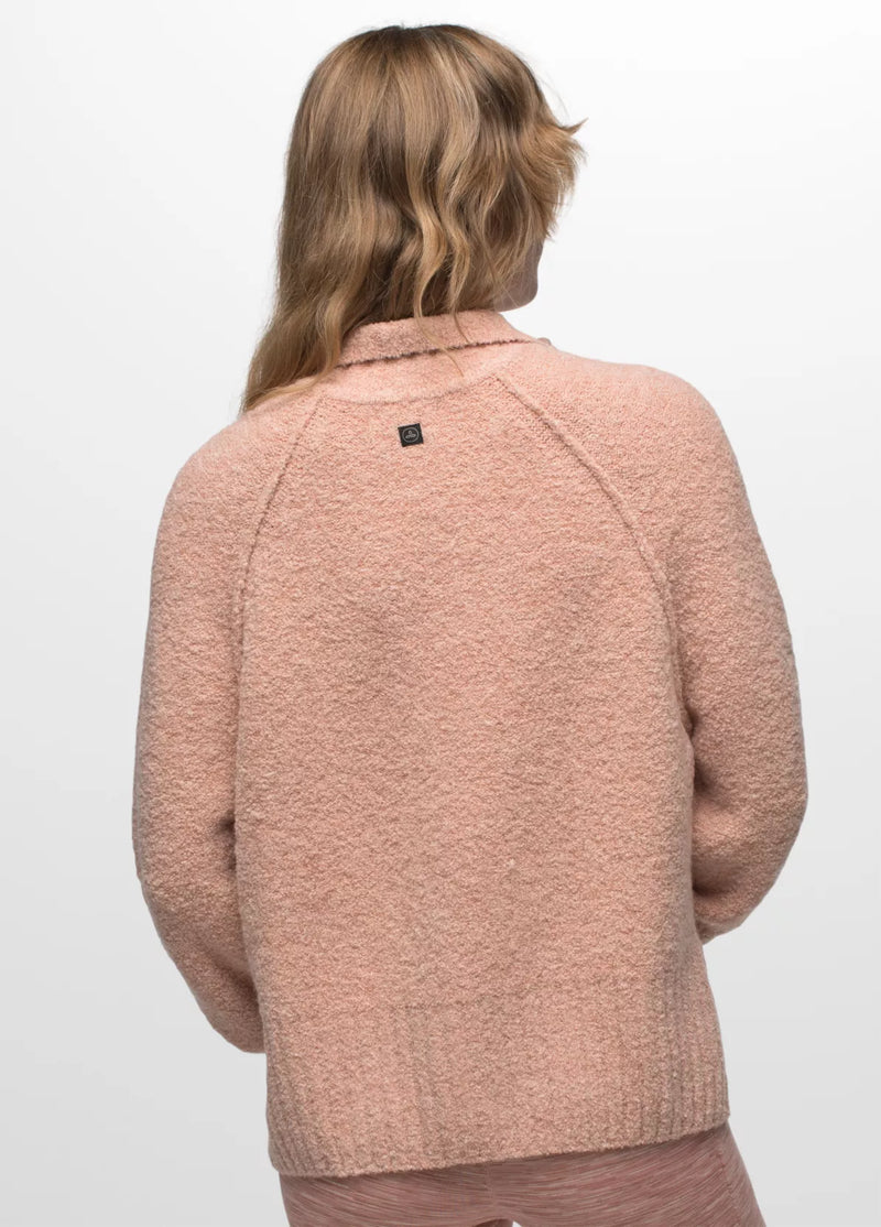 W's Blazing Star Sweater 1/4 Zip - Pink Sand