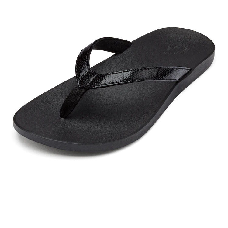 Olukai Puawe Sandals - Black/Black