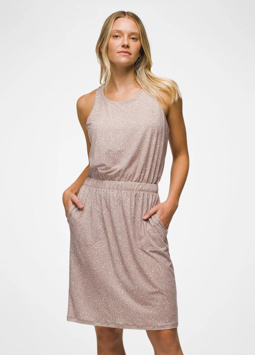 prAna Skypath Dress - Women's, Champagne Misty, Medium, — Womens