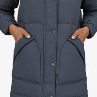 Patagonia Womens Downdrift Parka- Smolder Blue