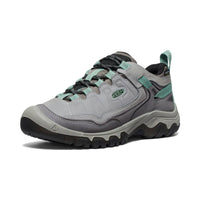 KEEN Women's Targhee IV WP Hiking Shoe - Alloy/Grantite Green