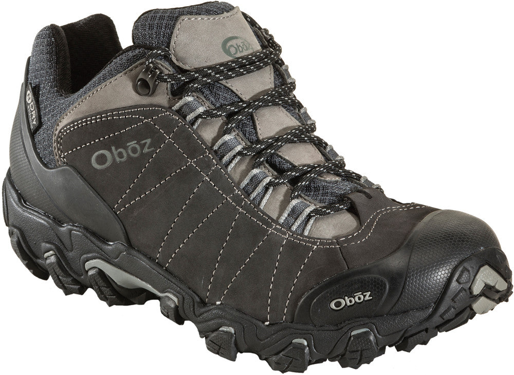 OBOZ Men Bridger Low B-Dry - Dark Shadow