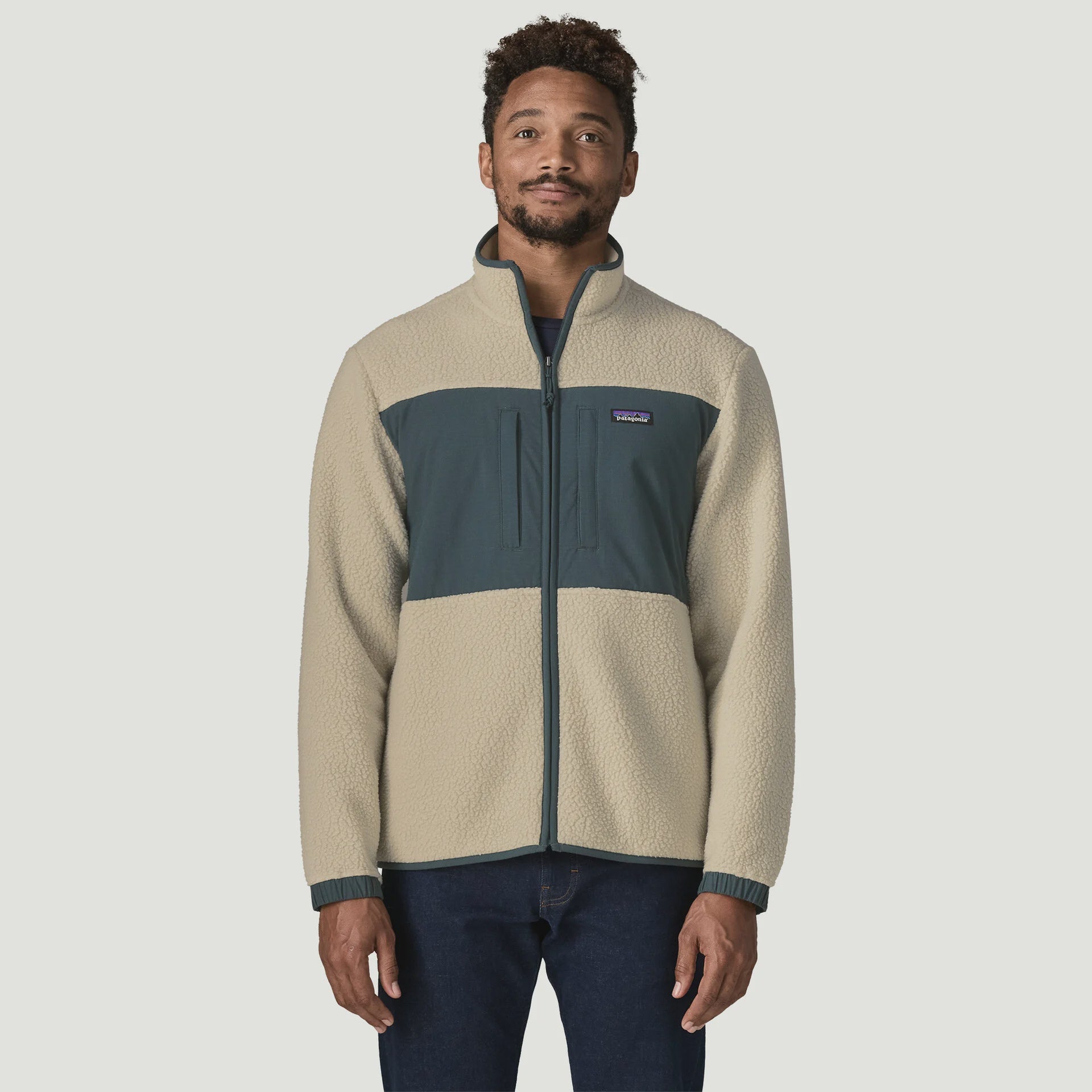 PATAGONIA Men's Retro Pile Patch Jacket - Pelican
