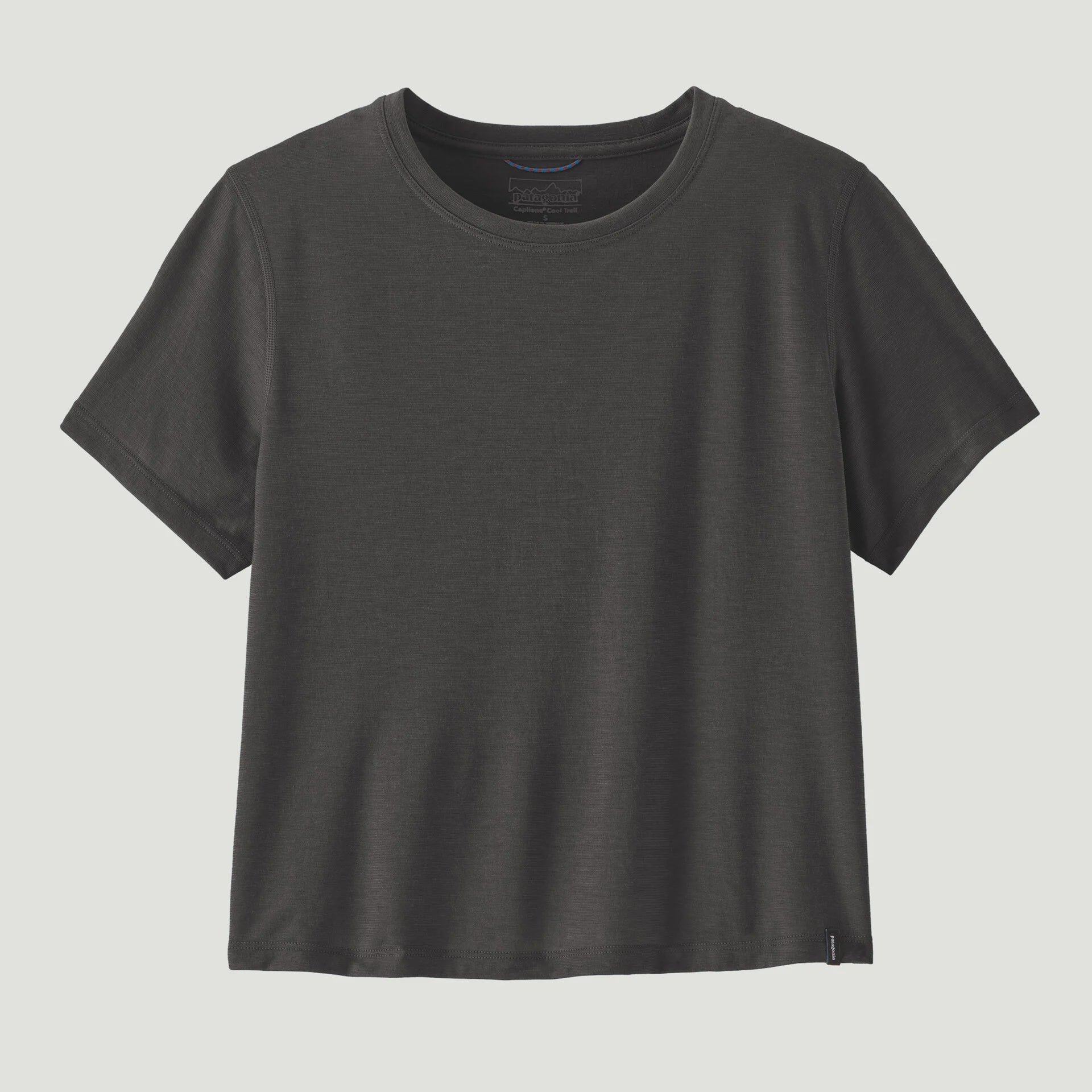 PATAGONIA Women's Capilene Cool Trail Cropped Shirt - Ink Black
