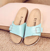 Birkenstock -Catalina Lizard Embossed - Surf Green Birko-Flor