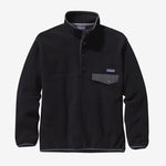 M's Lightweight Synchilla® Snap-T® Fleece Pullover -Black w/Forge Grey