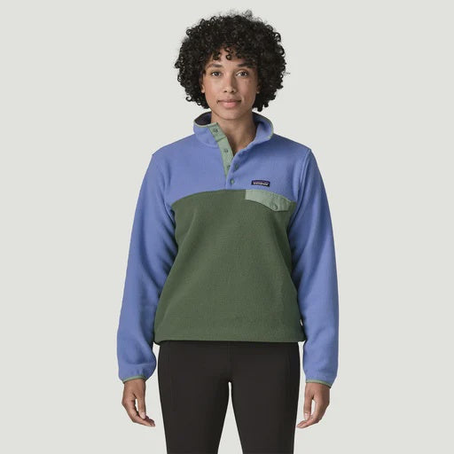 PATAGONIA Women's LW Synchilla Snap-T Pullover - Canopy Green