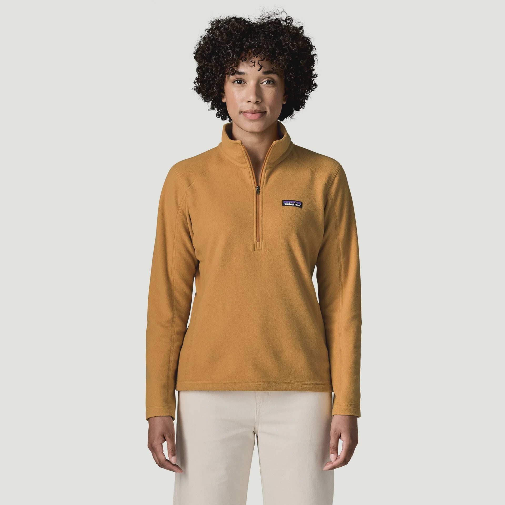 PATAGONIA Women's Micro D 1/4 Zip - Dried Mango