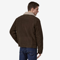 Patagonia Men Pile Lined Trucker Jacket - Dark Walnut