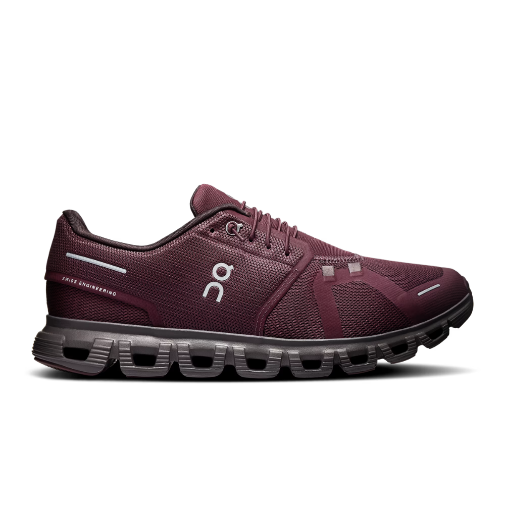 ON RUNNING Men's Cloud 6 - Mulberry/Pebble