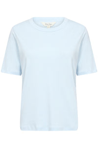 Part Two RatanaPW TS Cotton V-neck Shirt - Ice Water