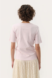 PART TWO RatansaPW T-Shirt - Mauve Chalk