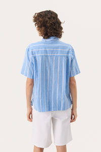 Part Two - Women Renee Top - Marina Blue & White Stripe