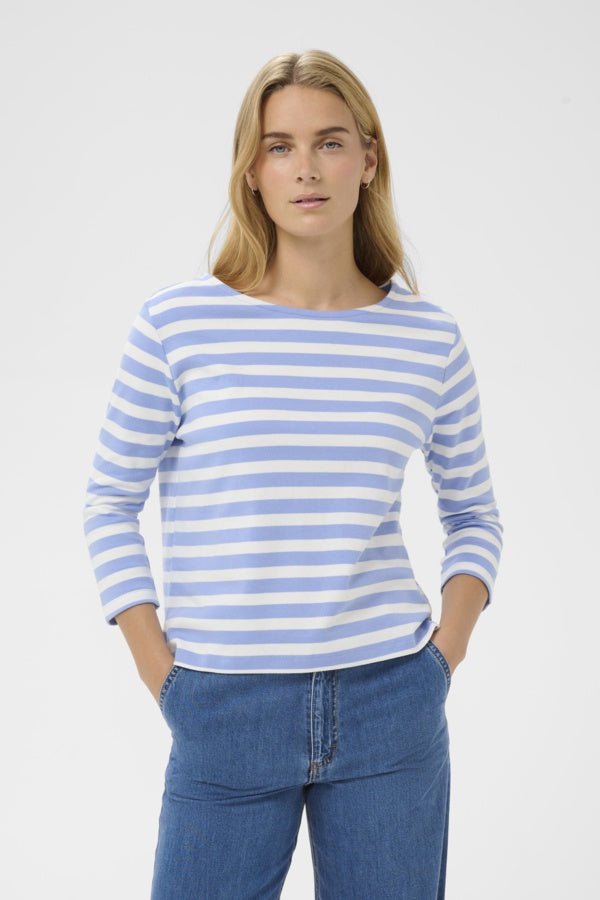 PART TWO NelaPW Long Sleeved T-Shirt - Hydrangea Stripe