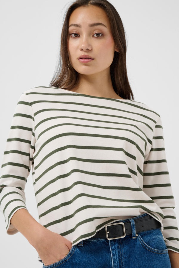 PART TWO NelaPW Long Sleeved T-shirt - Beetle Stripe