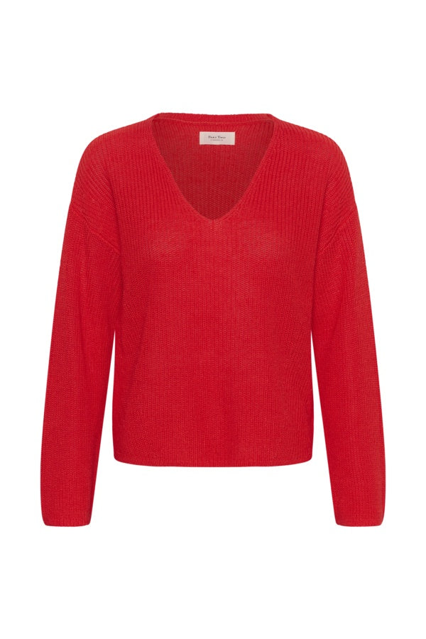 PART TWO EtronasPW Pullover - Poppy Red