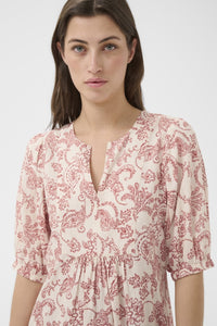 PART TWO BenetePW Dress - Peach Blossom Dot Paisley