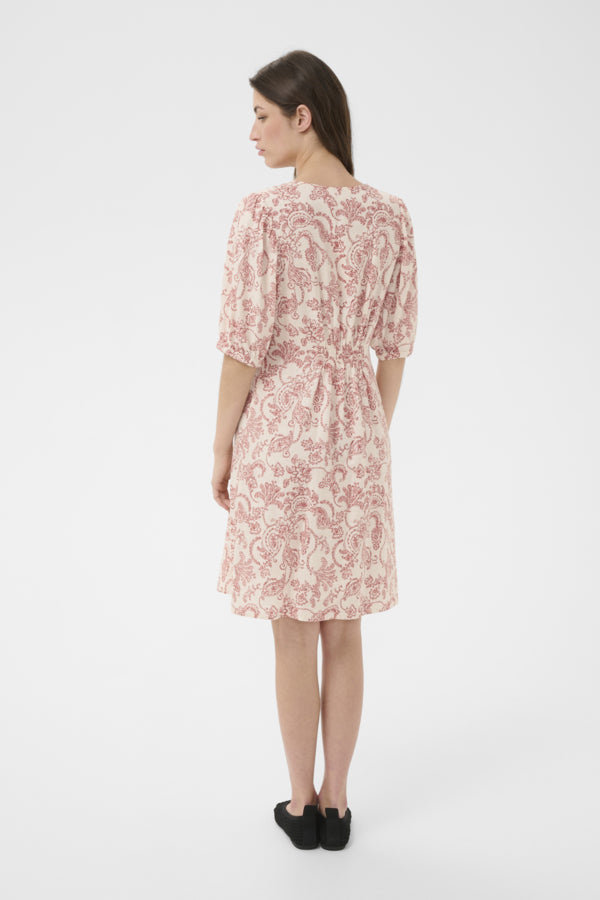 PART TWO BenetePW Dress - Peach Blossom Dot Paisley