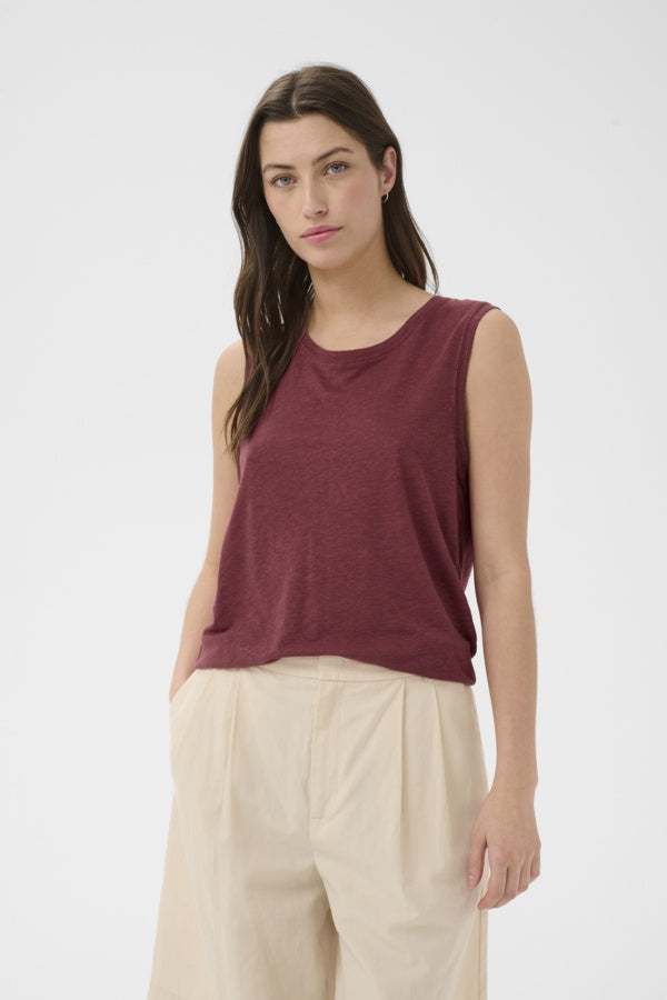 PART TWO BuenaPW Top - Burnt Russet
