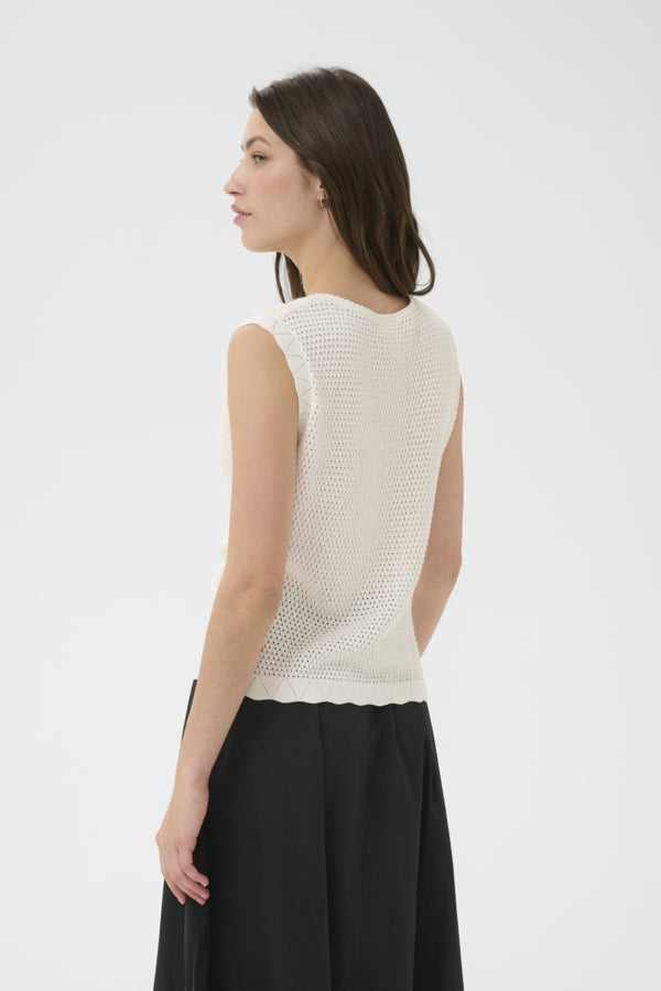 PART TWO BolissaPW Sleeveless Top - Whisper White